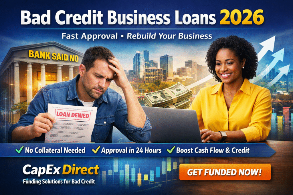 Bad credit business loans